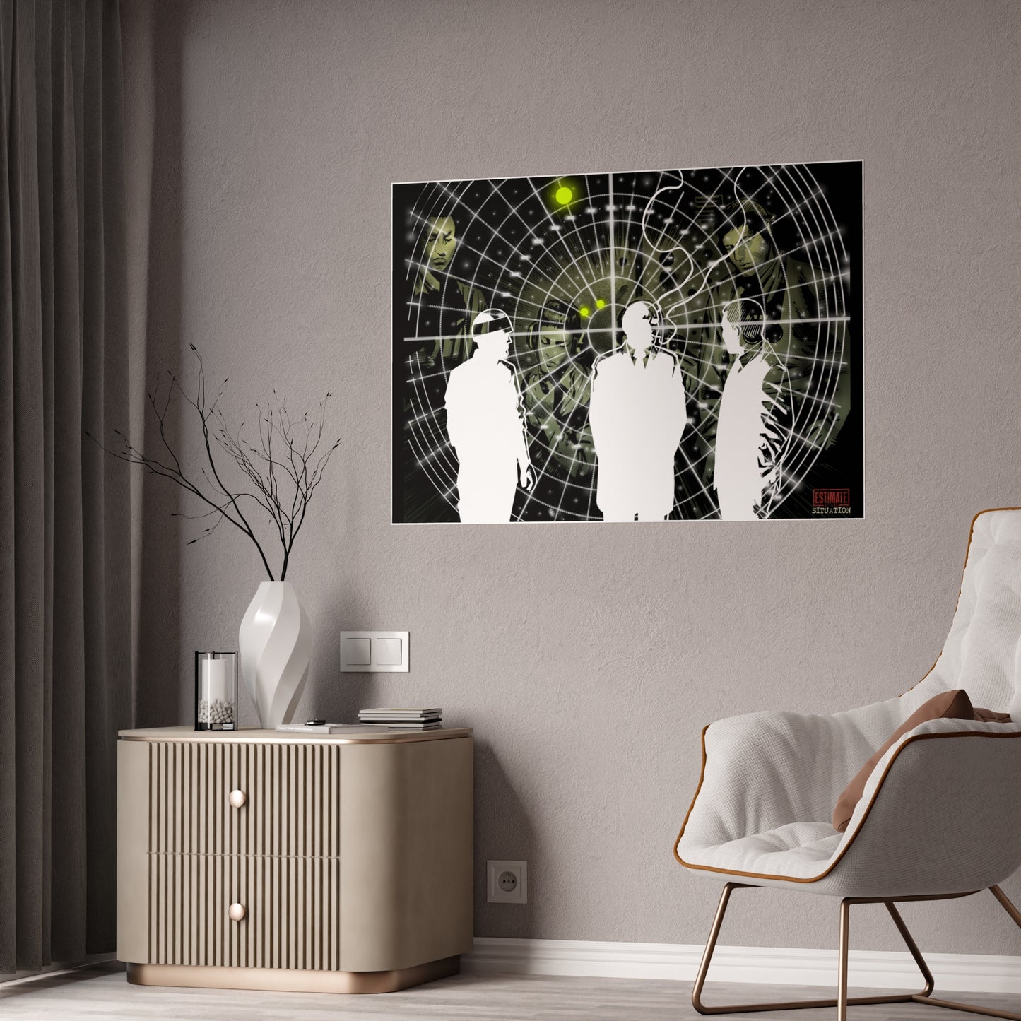 Radar Sighting Sighting Glossy Poster