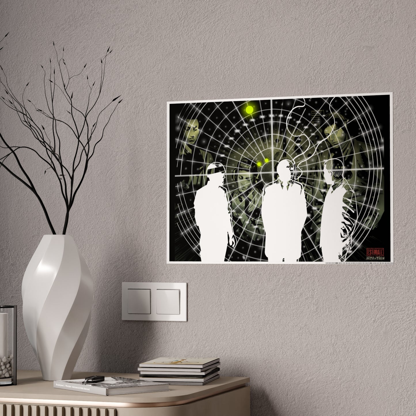 Radar Sighting Sighting Glossy Poster