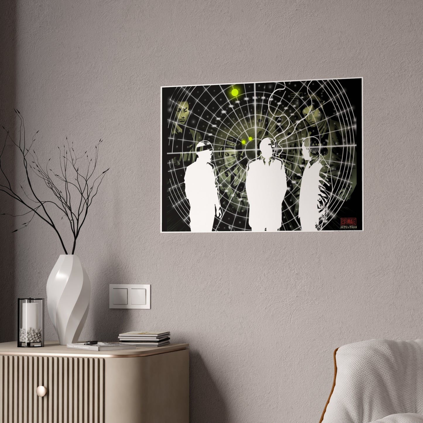 Radar Sighting Sighting Glossy Poster