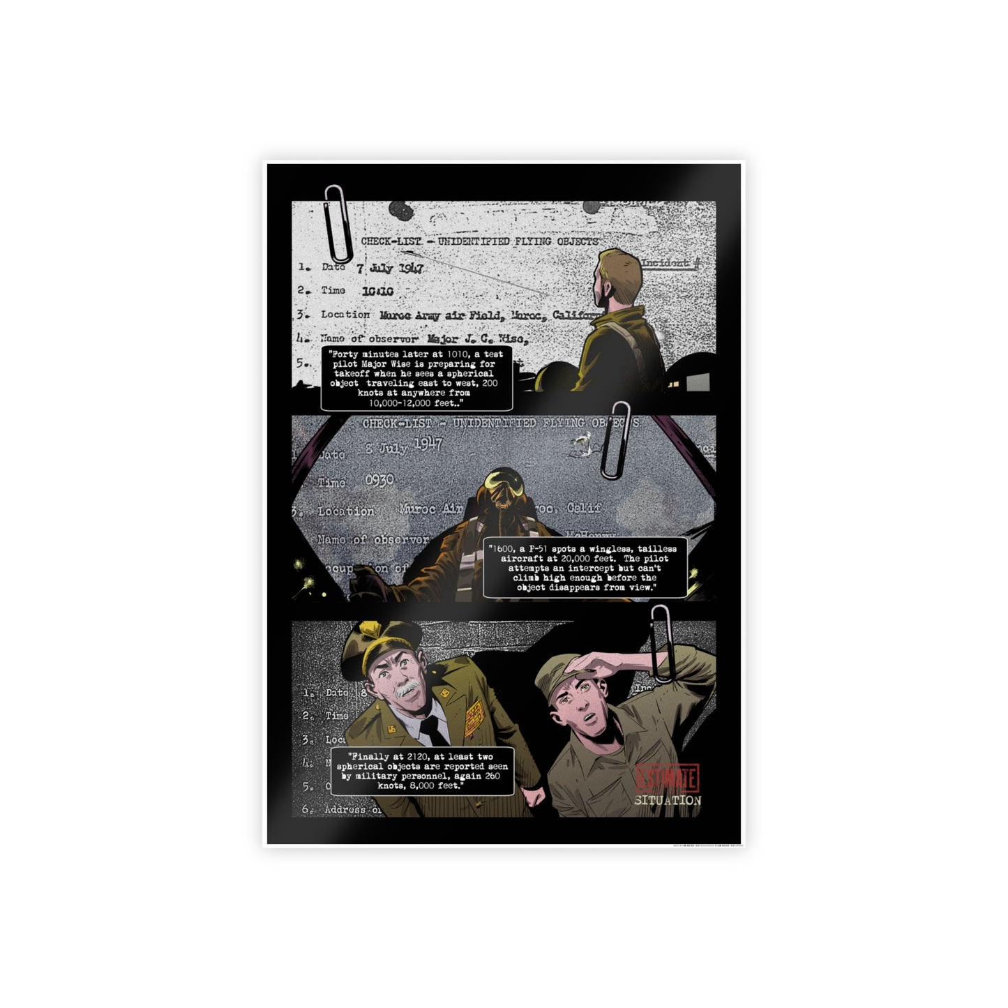 Military Sightings Poster