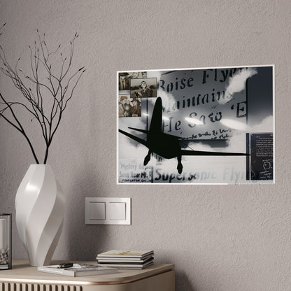 Kenneth Arnold Sighting Glossy Poster